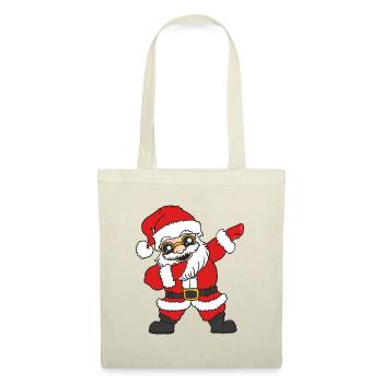 Dancing Santa with glasses - Tote Bag - red - Front