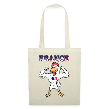 Coq Français Équipe de France de Sport - Sac en tissu - rouge - Devant