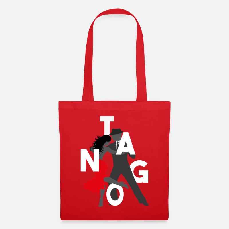 Tango Tänzer - Stoffbeutel - Rot