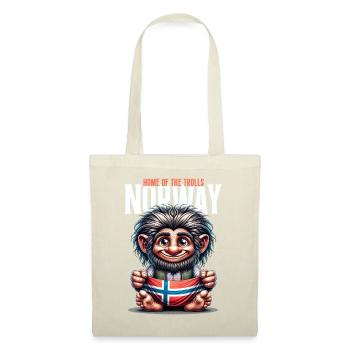 Norwegian Troll with Flag – Home of - Tote Bag - red - Front