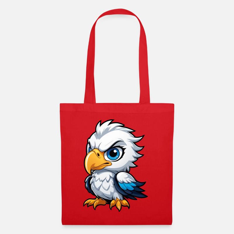 Cheeky Eagle Chick - Stoffbeutel - Rot