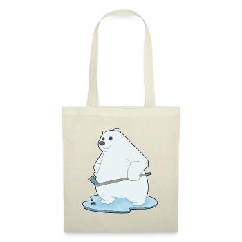 Polar Bear Bâtons de hockey sur glace - Sac en tissu - rouge - Devant