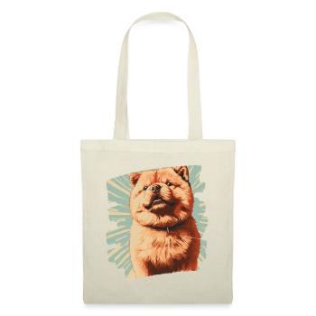 Chow Chow - Stoffbeutel - Rot - Vorne
