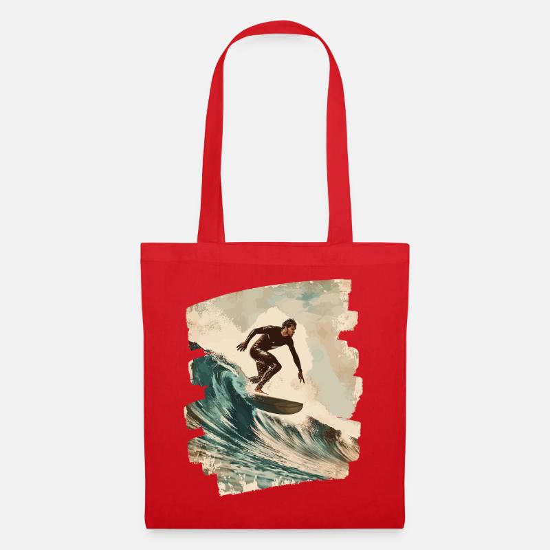 Surfer - Tote Bag - red