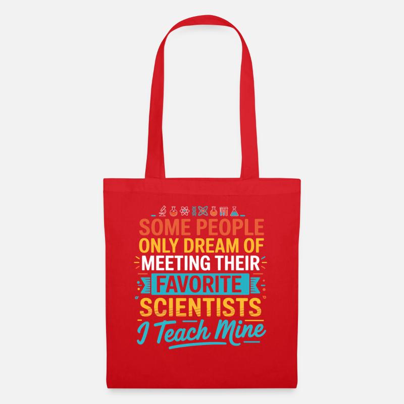 Science Lover Saying - Tote Bag - red