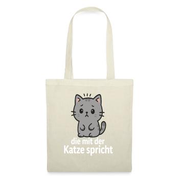 Un chaton mignon qui dit quelque chose pour les amoureux des animaux - Sac en tissu - rouge - Devant