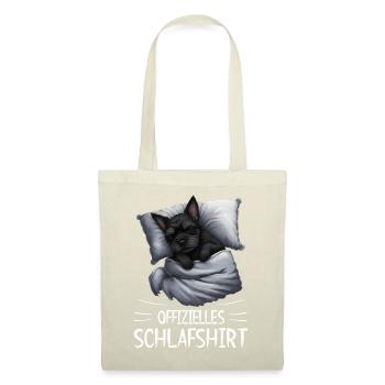 Official Sleep Shirt Affenpinscher Dog - Tote Bag - red - Front