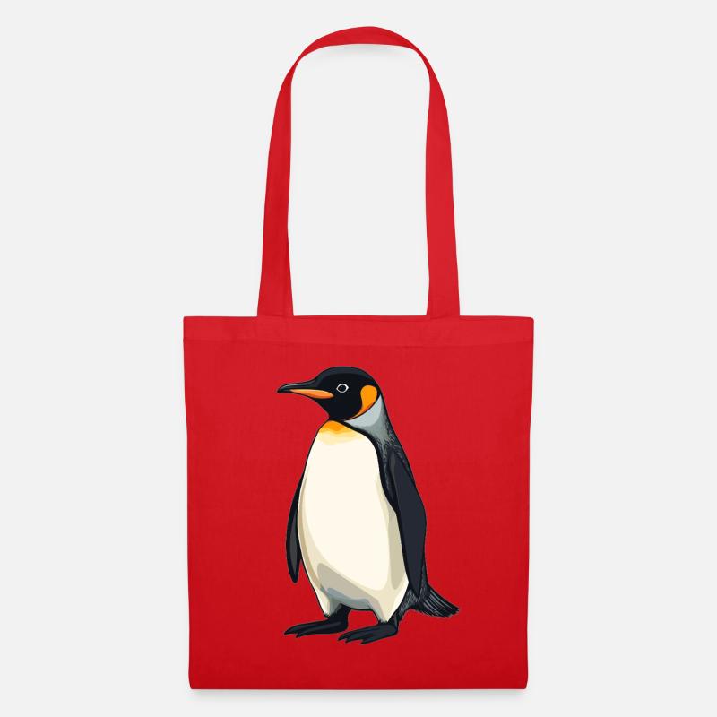 Pinguine Pinguin - Stoffbeutel - Rot
