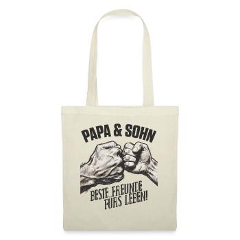 Dad & Son Friends For Life Shirt - Tote Bag - red - Front