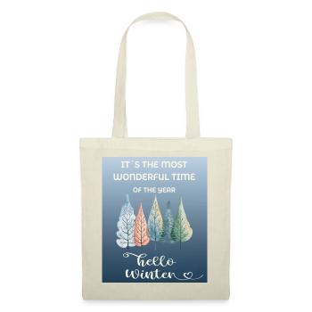 It's the Most Wonderful Time of the Year – Winter - Tote Bag - red - Front