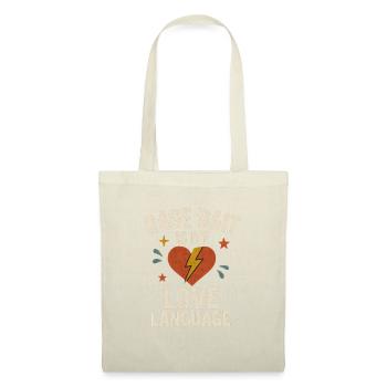 Rage Bait Love Language, Funny Saying  - Tote Bag - red - Front