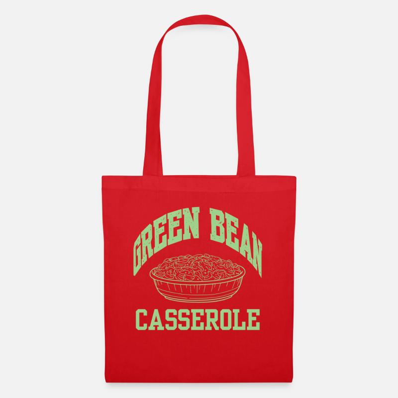 cool Casserole Haricots Verts - Sac en tissu - rouge