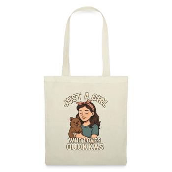 Juste une fille qui aime les quokkas - Sac en tissu - rouge - Devant