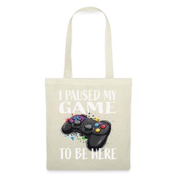 Spielpause Controller Spruch - Tote Bag - red - Front