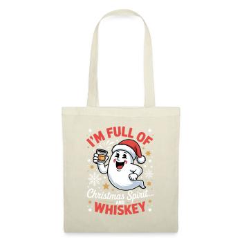 Whiskey Christmas Spirit Santa - Tote Bag - red - Front