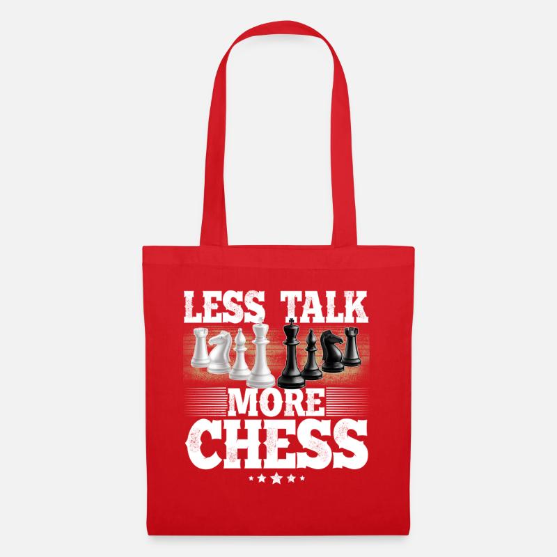 Échecs - Sac en tissu - rouge