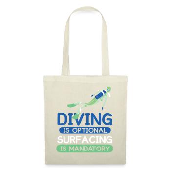 Diving Diver Snorkeling Recreational Diver - Tote Bag - red - Front