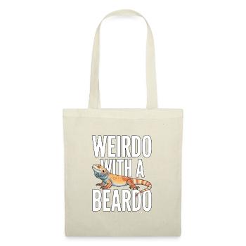 Weirdo With A Beardo - Tote Bag - red - Front