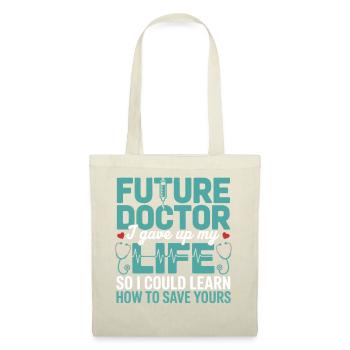 Future déclaration de sauveteur médecin - Sac en tissu - rouge - Devant