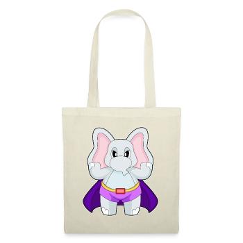 Elephant Superhero Cloak - Tote Bag - red - Front