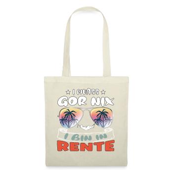 I don't have to do anything - I'm retired - Tote Bag - red - Front
