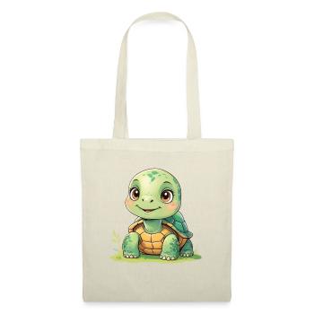 Kuschelturtle Sonnenschein - Stoffbeutel - Rot - Vorne