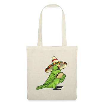 Taco Perroquet - Sac en tissu - rouge - Devant