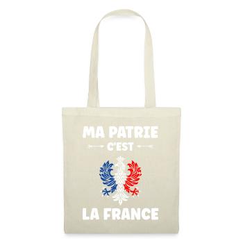 Ma Patrie C’est La France Tricolore - Sac en tissu - rouge - Devant