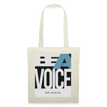 Be a Voice – Not an Echo - Tote Bag - red - Front