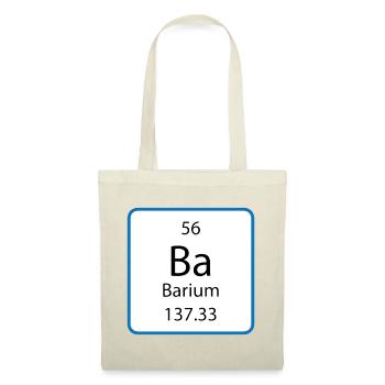 Licence en chimie dans le tableau périodique - Sac en tissu - rouge - Devant