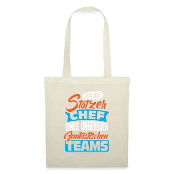 Stolzer Chef Chef Mann Abteilungsleiter Teamchef - Tote Bag - red - Front