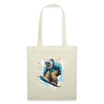 Polar Bear Snowboard Polar Bear - Tote Bag - red - Front