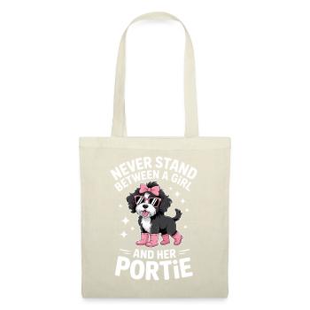 Portuguese Water Dog Sayings Funny Gift - Tote Bag - red - Front