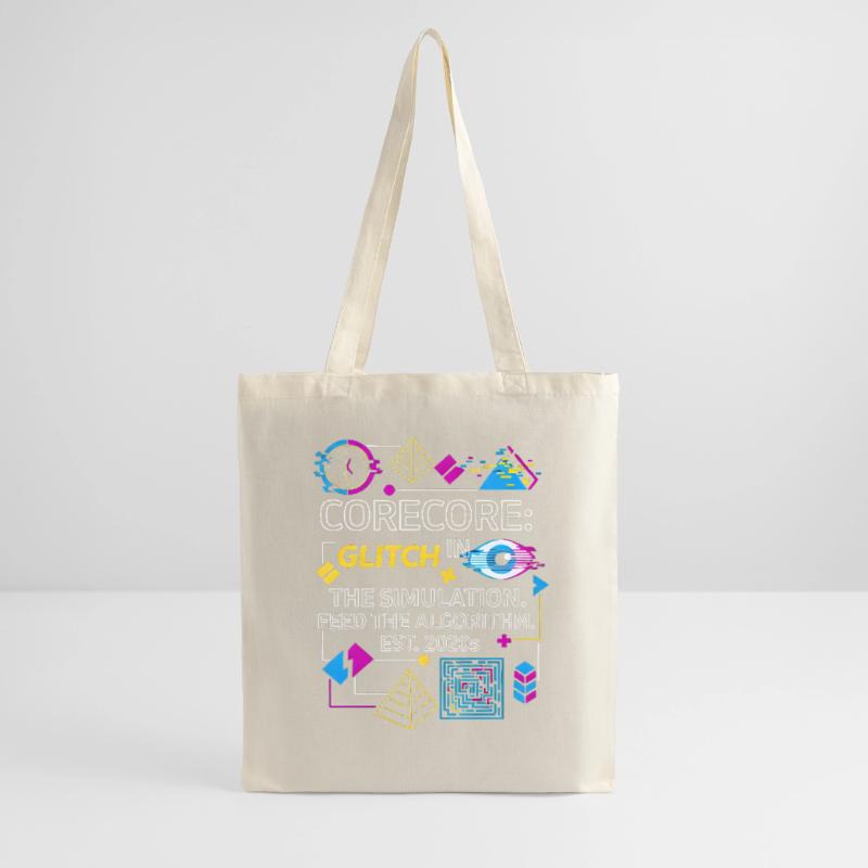 Collage d’algorithmes de simulation de bugs Corecore Sac en tissu