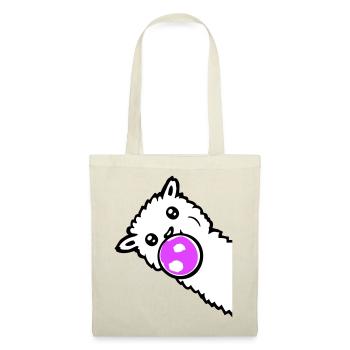 Lama Bubbles Side Side Côté Cool Mignon - Sac en tissu - rouge - Devant
