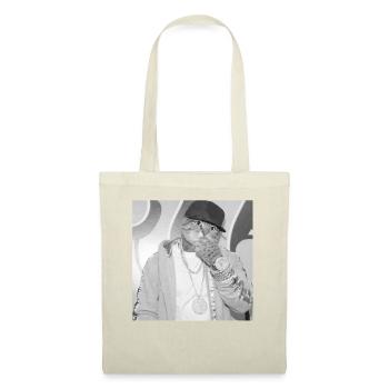 Style de rue rappeur chat - Sac en tissu - rouge - Devant