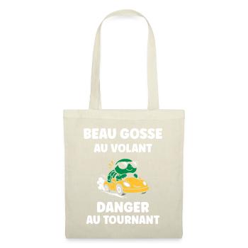 Humour j'ai mon permis de conduire - Sac en tissu - rouge - Devant