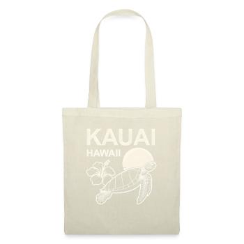 Hibiscus tortue de Kauai - Sac en tissu - rouge - Devant