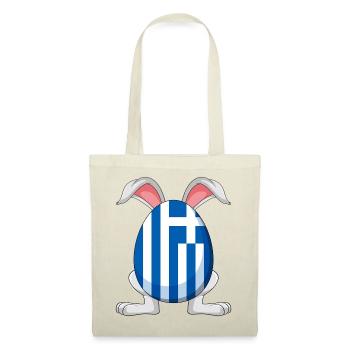 Kleiner Tsourekaki, griechischer Oster-Pascha-Hase, - Stoffbeutel - Rot - Vorne