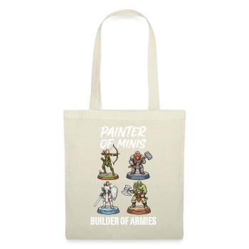 Peintre de Minis : Bâtisseur d’Armées - Sac en tissu - rouge - Devant