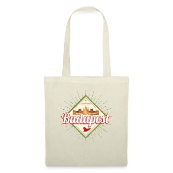 Budapest Paprika Design Ungarn Vintage Souvenir - Stoffbeutel - Rot - Vorne