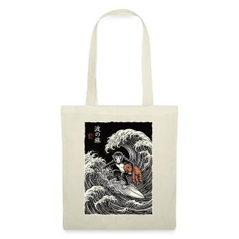 Ukiyo-e Baby Monkey Punch - Stoffbeutel - Rot - Vorne