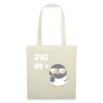 J'ai 49+ attitude - Sac en tissu - rouge - Devant