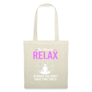 Bouddhisme Bouddhiste Meditation Zen Namasté - Sac en tissu - rouge - Devant