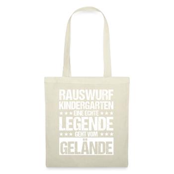 Eine Legende Geht vom Gelände - Stoffbeutel - Rot - Vorne