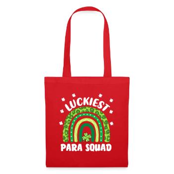Luckiest Para Squad - Tote Bag - red - Front