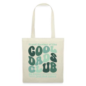 Cool Dads Club - Papa Vatertag Geschenk - Stoffbeutel - Rot - Vorne