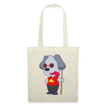 Queue de billard pour chiens - Sac en tissu - rouge - Devant