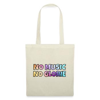 Pas de musique, pas de gloire. Pour les mélomanes * - Sac en tissu - rouge - Devant