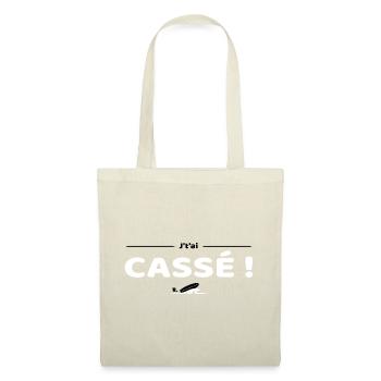 J'tai cassé ! Réplique culte Brice de Nice - Sac en tissu - rouge - Devant